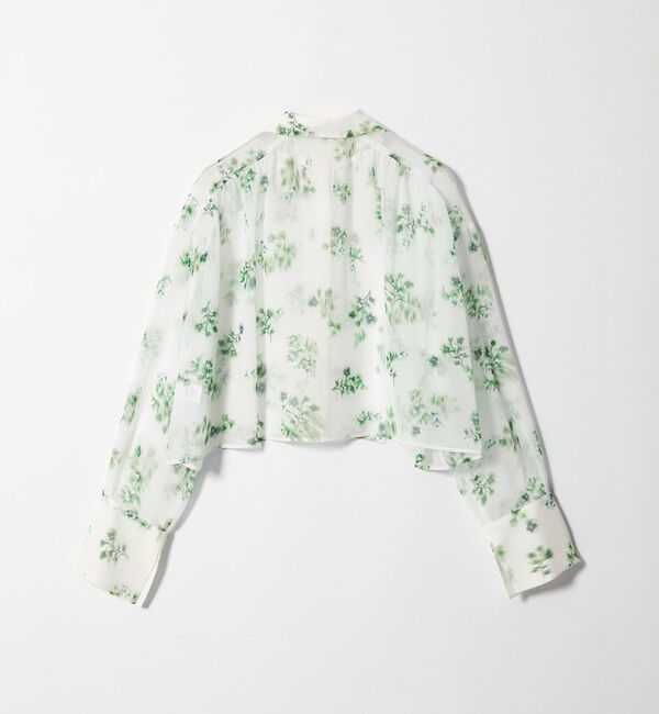EMMEL REFINES「＜EMMEL REFINES＞EM フラワープリント シアー シャツ」|シャツ・ブラウス|