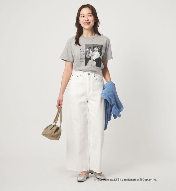 UNITED ARROWS green label relaxing「【別注】＜GOOD ROCK SPEED＞LIFE PC ショートスリーブTシャツ ミディアムグレー」|Tシャツ・カットソー|