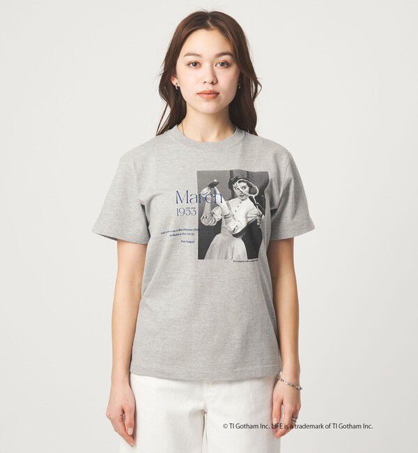 UNITED ARROWS green label relaxing「【別注】＜GOOD ROCK SPEED＞LIFE PC ショートスリーブTシャツ ミディアムグレー」|Tシャツ・カットソー|