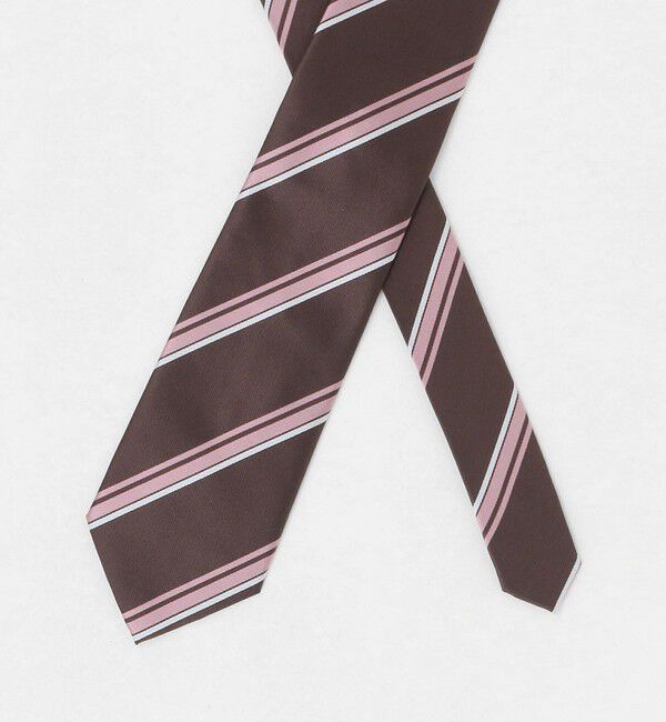 UNITED ARROWS green label relaxing「GLR ポリエステル ウォッシャブル ストライプ3 ネクタイ」|ネクタイ・蝶ネクタイ|