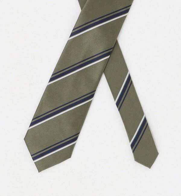 UNITED ARROWS green label relaxing「GLR ポリエステル ウォッシャブル ストライプ3 ネクタイ」|ネクタイ・蝶ネクタイ|
