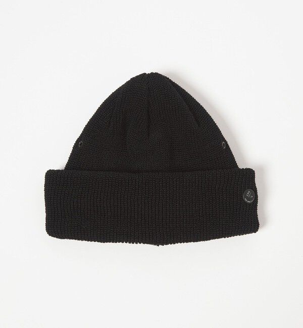 UNITED ARROWS green label relaxing「【別注】＜CPH＞GLR コットン カフ ニットキャップ ワッチ」|ニット帽|BLACK