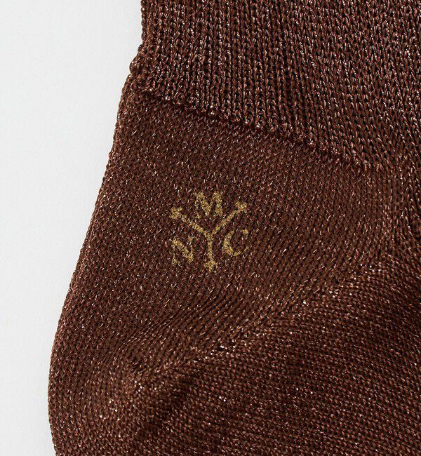 BEAUTY&YOUTH UNITED ARROWS「＜MARCOMONDE＞グリッター リブ ソックス」|ソックス|