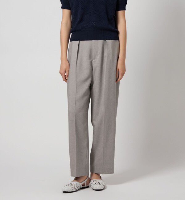 STEVEN ALAN「＜Steven Alan＞スラブ オックス ワイド テーパードパンツ」|その他|MD.GRAY