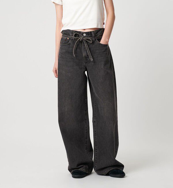 BEAUTY&YOUTH UNITED ARROWS「＜Levi's＞XL ストレートデニムパンツ」|デニム|BLACK