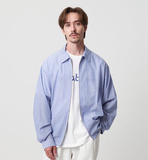 BEAUTY&YOUTH UNITED ARROWS「ボイル シアー ジップ シャツ」|シャツ・ブラウス|