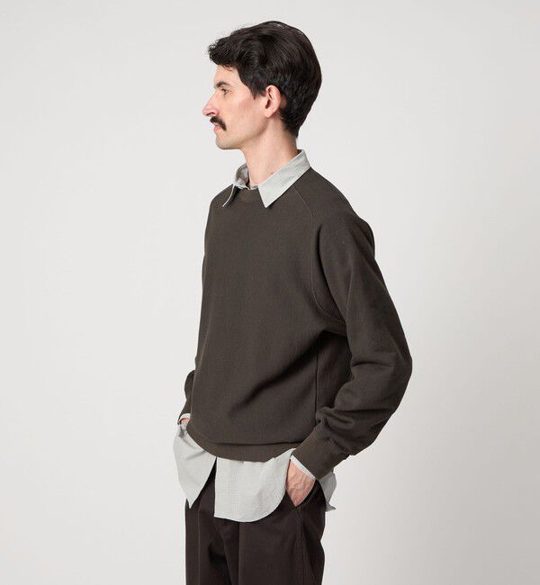 STEVEN ALAN「＜Steven Alan＞ CR ウラケ フリーダムスリーブ クルーネック スウェット」|スウェット・ジャージ|