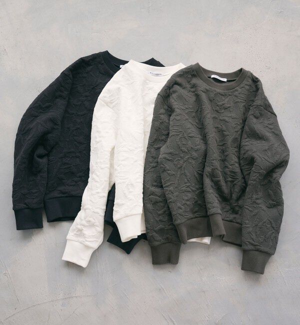 BEAUTY&YOUTH UNITED ARROWS「ボタニカルジャガード プルオーバー」|Tシャツ・カットソー|