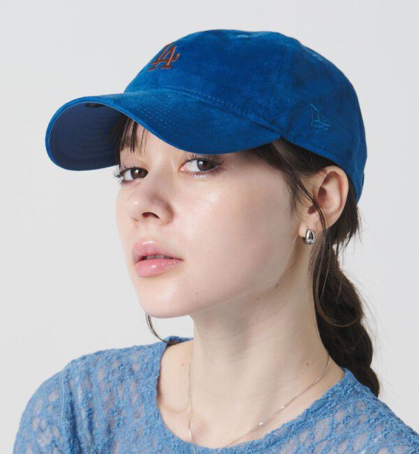 BEAUTY&YOUTH UNITED ARROWS「【別注】＜NEW ERA＞スエードライク ロゴ キャップ」|キャップ・キャスケット|COBALT