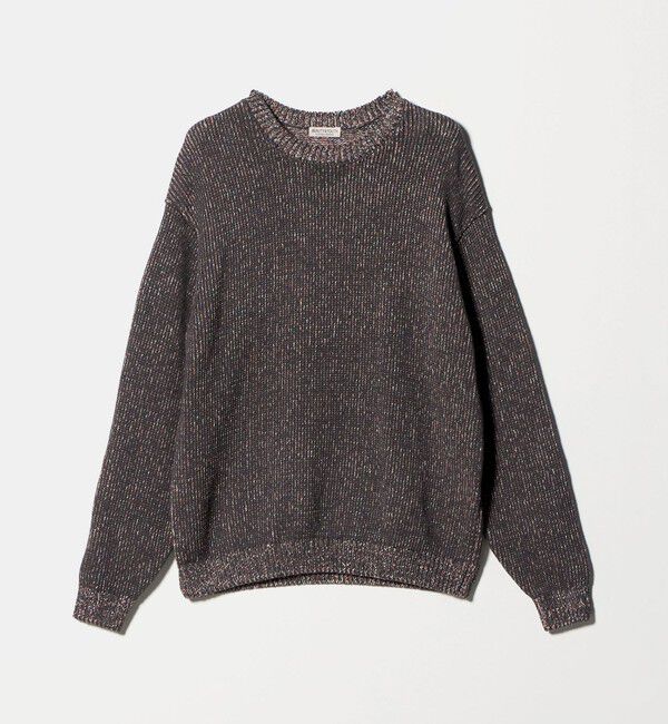 BEAUTY&YOUTH UNITED ARROWS「VIBRENT ブレンド コットン クルーネック ニット」|ニット・セーター|