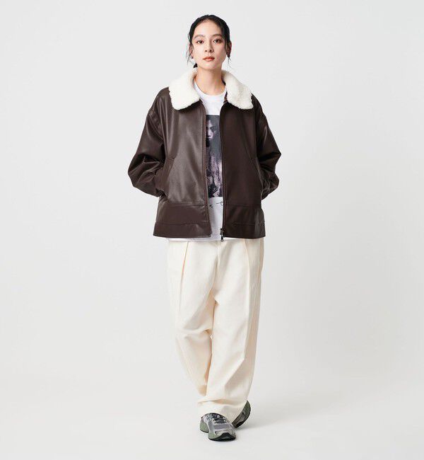 BEAUTY&YOUTH UNITED ARROWS「【WEB限定】レザーライク 2WAYブルゾン」|ブルゾン・スタジャン|