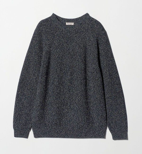BEAUTY&YOUTH UNITED ARROWS「クリスプ アゼ スリーク クルーネック ニット」|ニット・セーター|