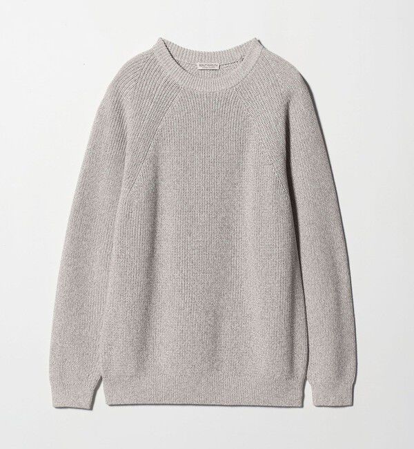 BEAUTY&YOUTH UNITED ARROWS「クリスプ アゼ スリーク クルーネック ニット」|ニット・セーター|