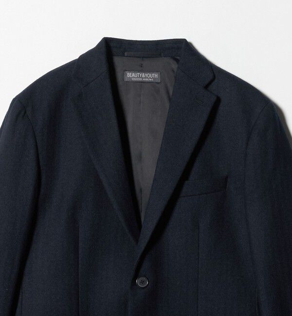 BEAUTY&YOUTH UNITED ARROWS「ストレッチ サキソニー 2B ジャケット セットアップ対応」|テーラードジャケット|