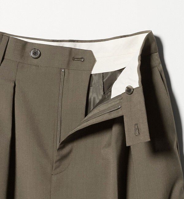 BEAUTY&YOUTH UNITED ARROWS「毛ブレンド タックロングスカート 防シワ ウォッシャブル」|スカート|