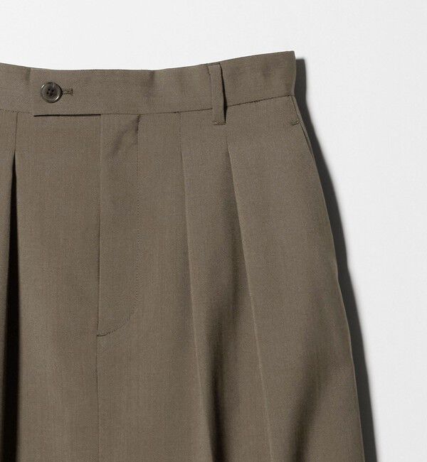 BEAUTY&YOUTH UNITED ARROWS「毛ブレンド タックロングスカート 防シワ ウォッシャブル」|スカート|