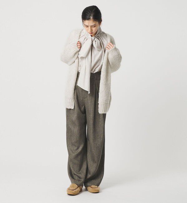 BEAUTY&YOUTH UNITED ARROWS「【別注】＜TRICOTS JEAN MARC＞ミドルゲージ ノーボタンカーディガン」|カーディガン|