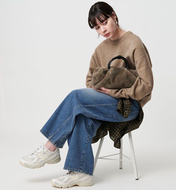 BEAUTY&YOUTH UNITED ARROWS「フェイクファー スクエア ショルダーバッグ 2WAY」|ショルダー・メッセンジャー|