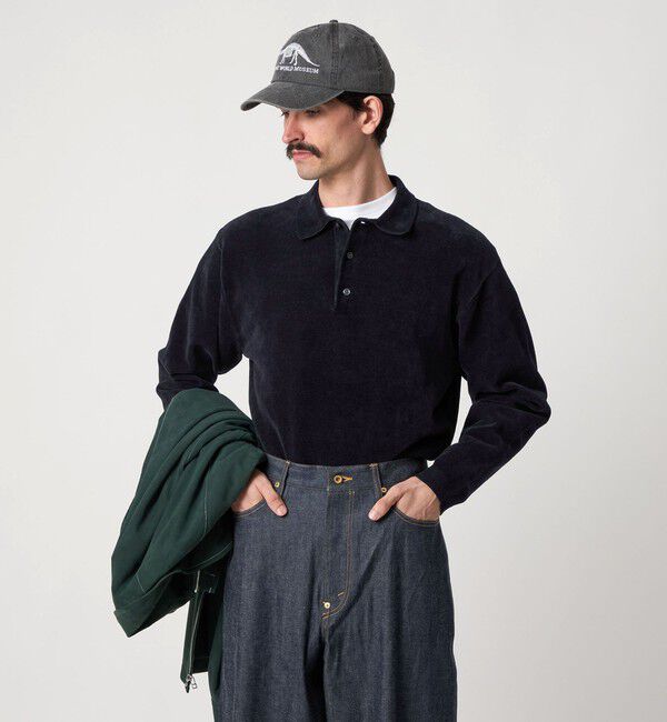 STEVEN ALAN「＜Steven Alan＞ 3B コットン ニット ポロシャツ」|ニット・セーター|