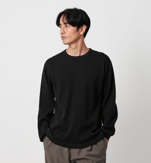 BEAUTY&YOUTH UNITED ARROWS「ハイゲージ ガスコットン サーマル クルーネック カットソー」|Tシャツ・カットソー|