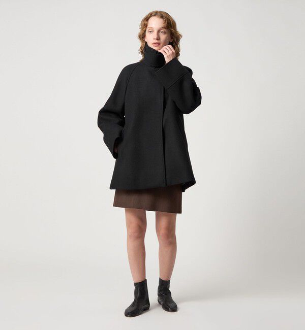 STEVEN ALAN「＜Steven Alan＞ウール カシミヤ テント ショートコート」|ステンカラーコート|