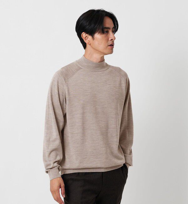 BEAUTY&YOUTH UNITED ARROWS「SUPER130 ウール タートル ニット ウォッシャブル」|ニット・セーター|