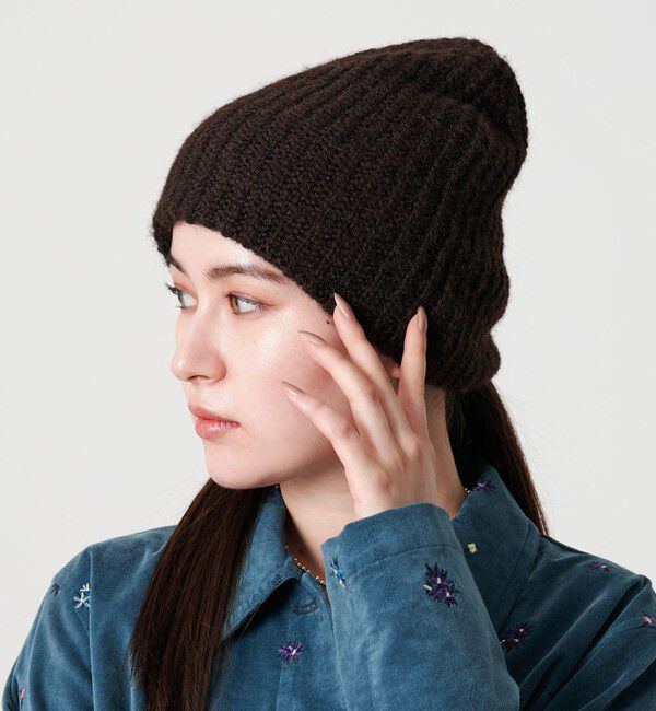 BEAUTY&YOUTH UNITED ARROWS「カラー ニットキャップ」|ニット帽|DK.BROWN