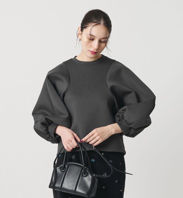 BEAUTY&YOUTH UNITED ARROWS「【WEB限定】ダブルニット ボリュームスリーブプルオーバー」|Tシャツ・カットソー|