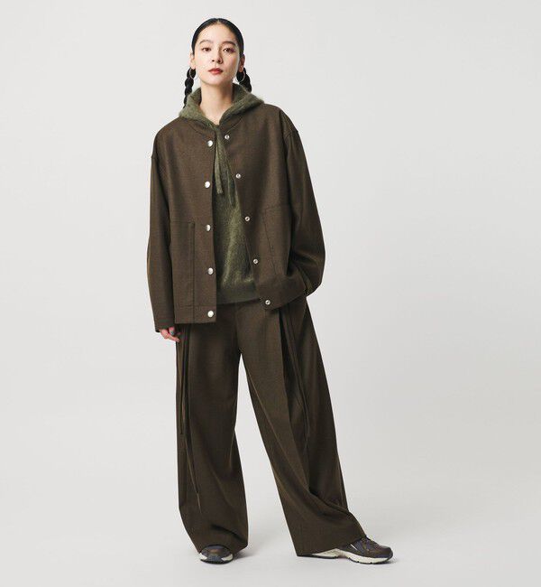 BEAUTY&YOUTH UNITED ARROWS「毛ブレンド スナップブルゾン」|ブルゾン・スタジャン|