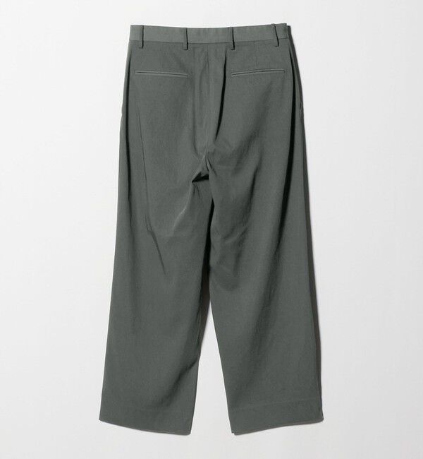 BEAUTY&YOUTH UNITED ARROWS「ヴィンテージライク ナイロン 1プリーツ ワイド パンツ NO.9」|チノ|