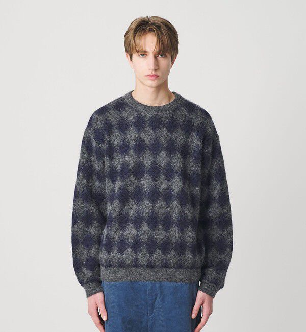 BEAUTY&YOUTH UNITED ARROWS「ロンバス モヘヤ クルーネック ニット」|ニット・セーター|