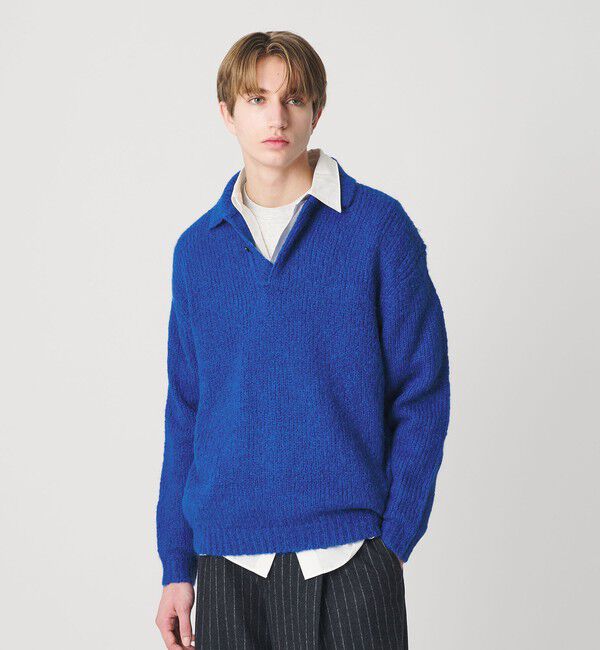 BEAUTY&YOUTH UNITED ARROWS「バブル ニット 2B ポロシャツ」|ニット・セーター|ROYAL