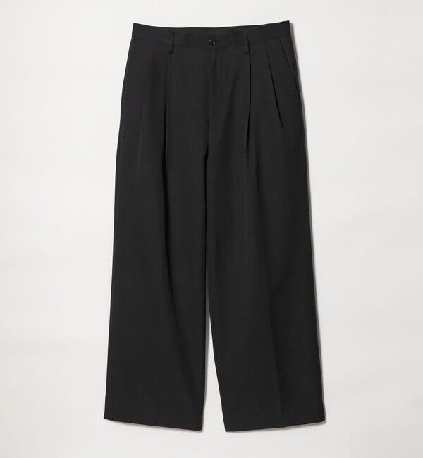 MONKEY TIME「TWツイル 2P ワイド ストレート スラックス」|チノ|