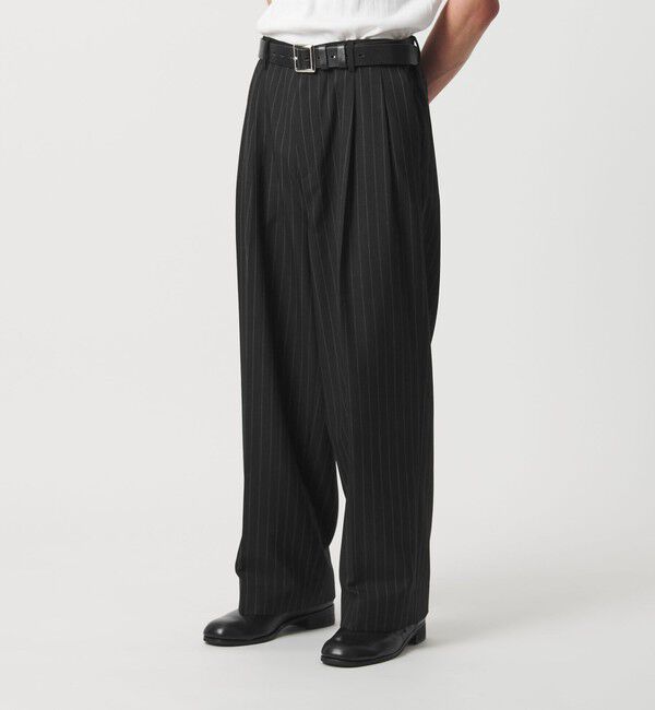 MONKEY TIME「TWツイル 2P ワイド ストレート スラックス」|チノ|その他1