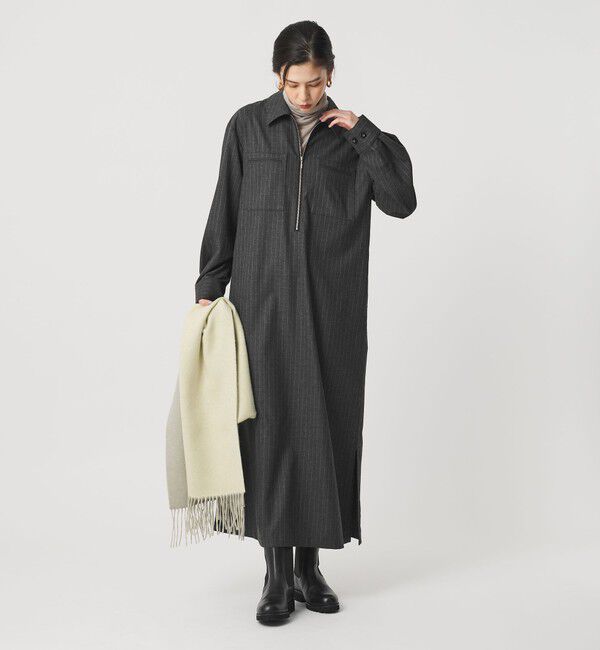 BEAUTY&YOUTH UNITED ARROWS「ハーフジップ スリットワンピース」|ワンピース|その他1