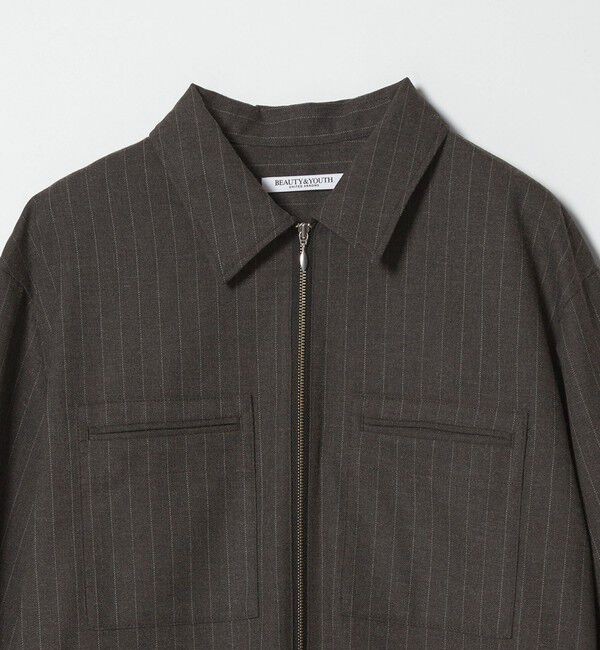 BEAUTY&YOUTH UNITED ARROWS「ハーフジップ スリットワンピース」|ワンピース|