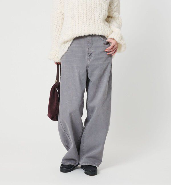 BEAUTY&YOUTH UNITED ARROWS「コットンデニム カーブパンツ」|デニム|DK.GRAY