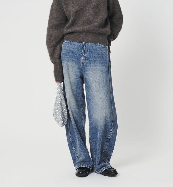 BEAUTY&YOUTH UNITED ARROWS「コットンデニム カーブパンツ」|デニム|