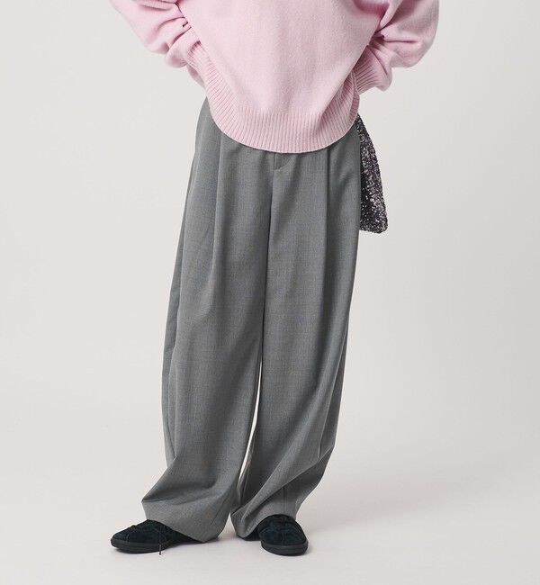 BEAUTY&YOUTH UNITED ARROWS「毛ポリエステル カーブパンツ ウォッシャブル」|その他|LT.GRAY