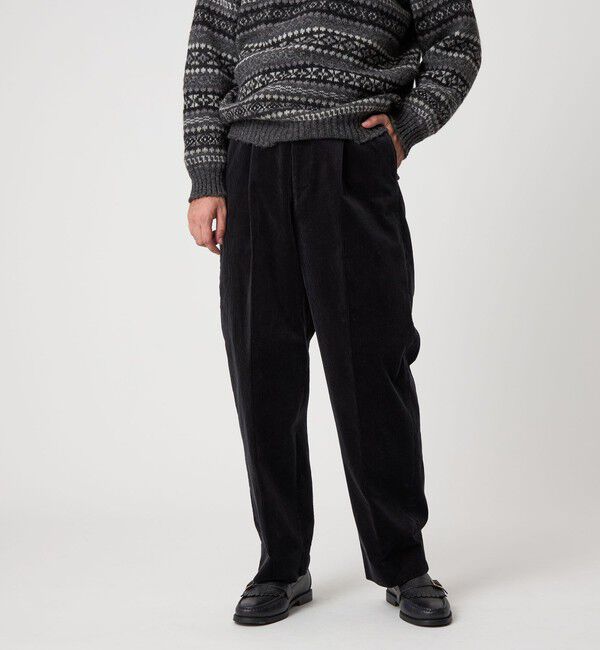 STEVEN ALAN「＜Steven Alan＞ 8W コーデュロイ アウト ワンプリーツ スラックス」|スラックス|