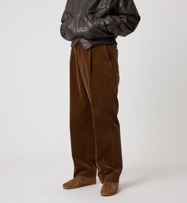 STEVEN ALAN「＜Steven Alan＞ 8W コーデュロイ アウト ワンプリーツ スラックス」|スラックス|