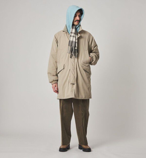 STEVEN ALAN「＜Steven Alan＞ ブラッシュド パデッド スタンド コート」|ミリタリー・モッズコート|