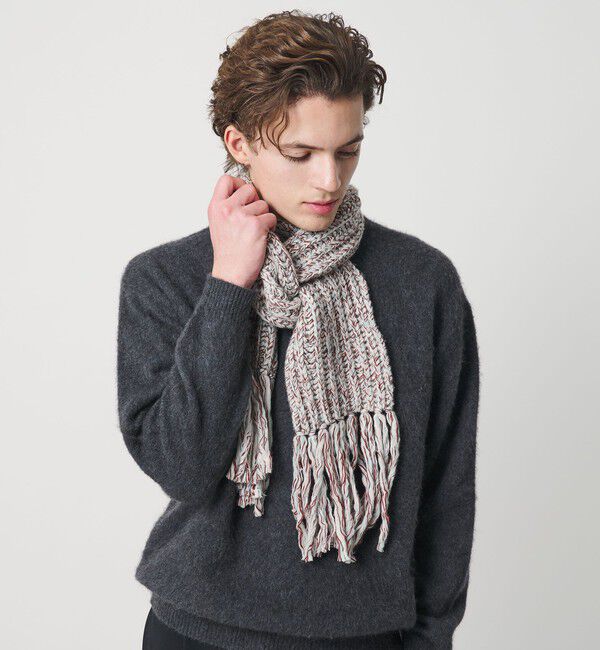 BEAUTY&YOUTH UNITED ARROWS「ローゲージ リブ マフラー」|マフラー|