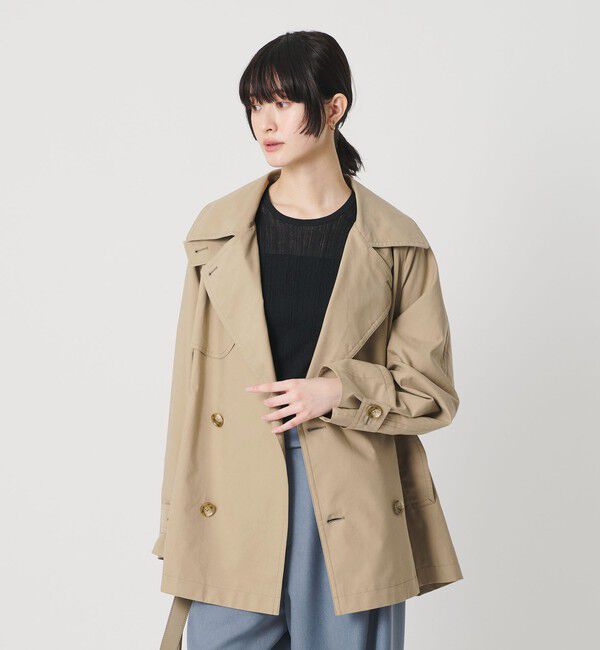 BEAUTY&YOUTH UNITED ARROWS「コットンブレンド ミドルトレンチコート」|トレンチコート|