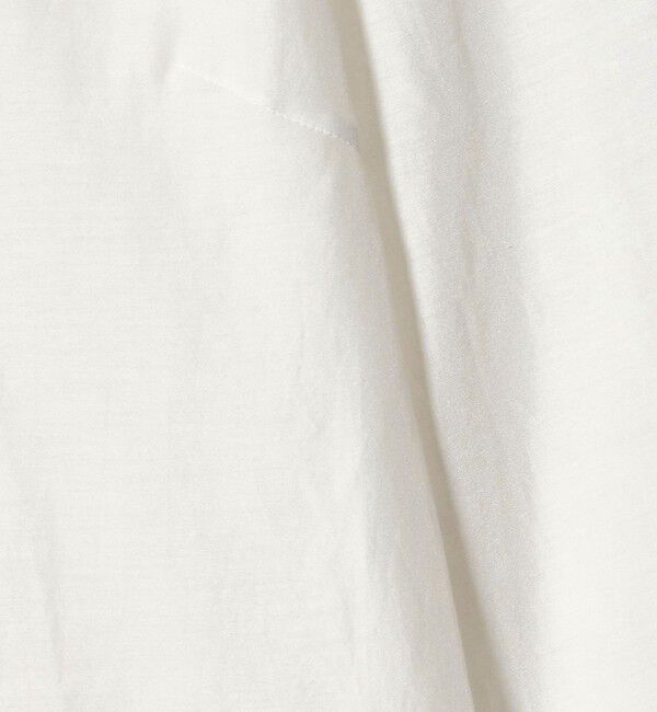 ATTISESSION「＜ATTISESSION＞コットン シルク ホック シャツ」|シャツ・ブラウス|