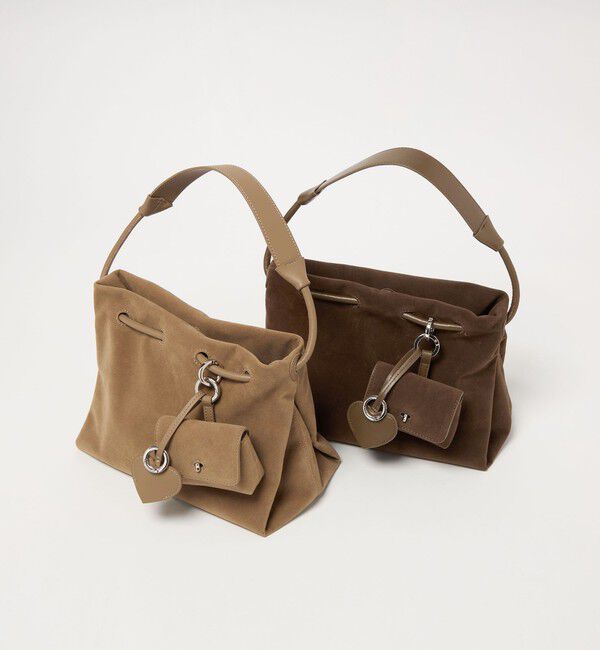 BEAUTY&YOUTH UNITED ARROWS「スエードライク チャーム ドロスト バッグ」|ショルダー・メッセンジャー|