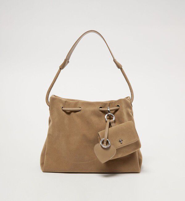 BEAUTY&YOUTH UNITED ARROWS「スエードライク チャーム ドロスト バッグ」|ショルダー・メッセンジャー|