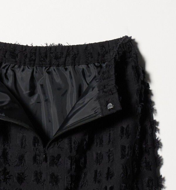 BEAUTY&YOUTH UNITED ARROWS「スクエア フリンジ ジャガード スカート」|スカート|