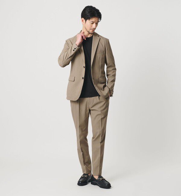 BEAUTY&YOUTH UNITED ARROWS「【WEB限定 WARDROBE SMART】ライト オックスフォード セットアップ/ジャケット＆イージーパンツ」|スーツ|