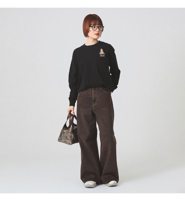 Ray BEAMS 「オーバーダイ デニム パンツ」|デニム|